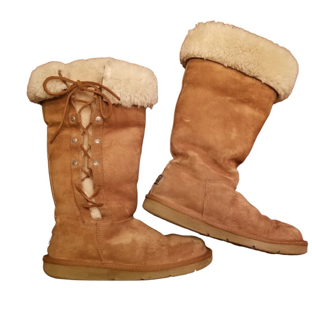 UGG Australia | Upside | #5163 | Lace Up | Tall Winter Boot | Shearling Size: 7 - Picture 9 of 16